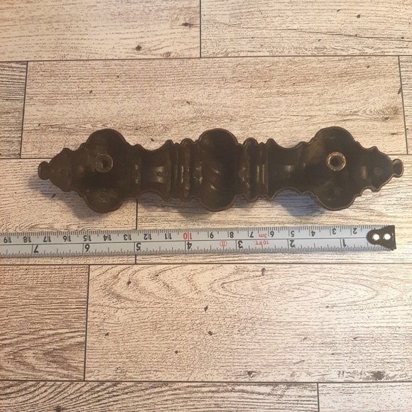 Ornate Oil Rubbed Bronze Finish Drawer Pull 4" CTC Empire Style - Picture 8 of 10